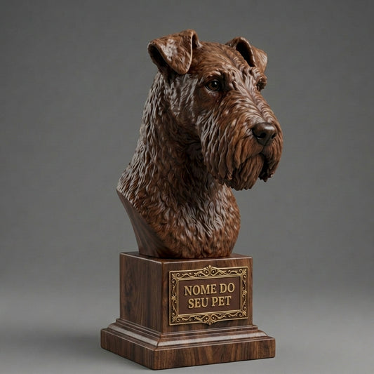 Custom Decorative Kerry Blue Terrier Bust