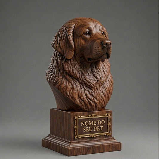 Customized Leonberger Decorative Bust