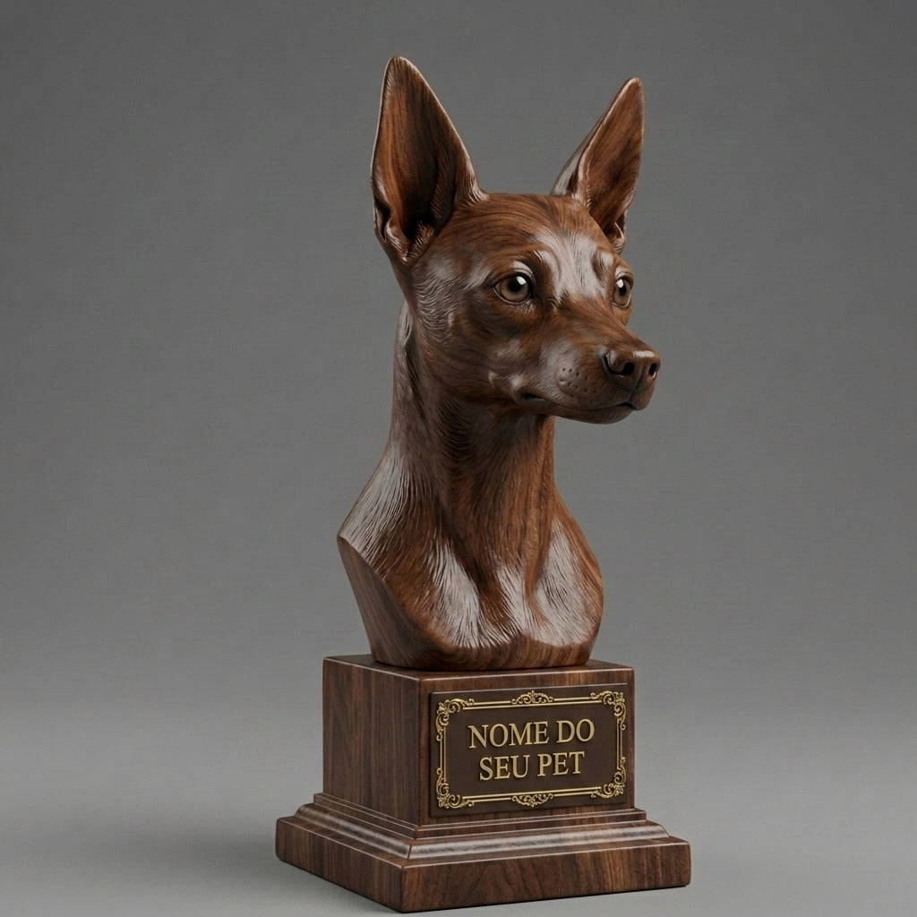 Custom Miniature Pinscher Decorative Bust