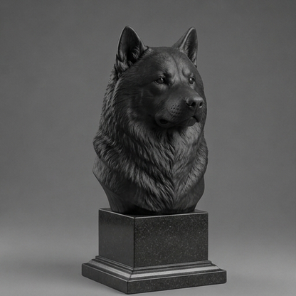 Personalized Alaskan Malamute Decorative Bust