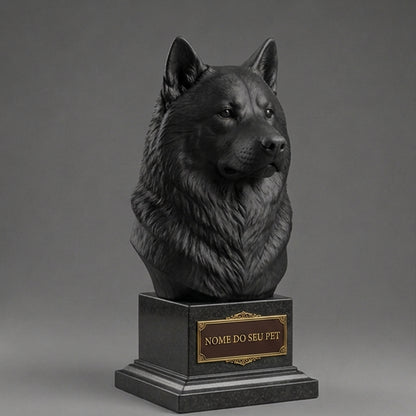 Personalized Alaskan Malamute Decorative Bust