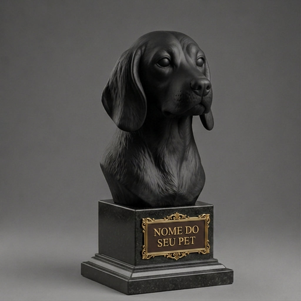 Busto Decorativo Beagle Personalizado