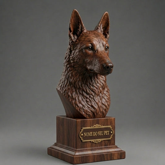 Custom Laekenois Belgian Decorative Bust