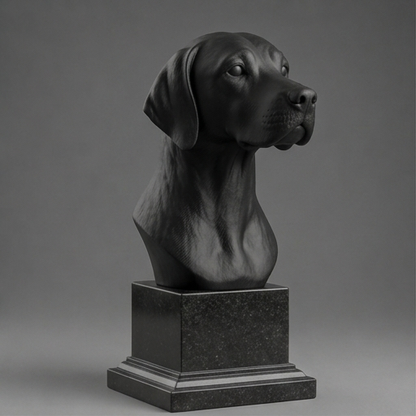 Busto 016-hungarian-vizsla - Preto Carbono
