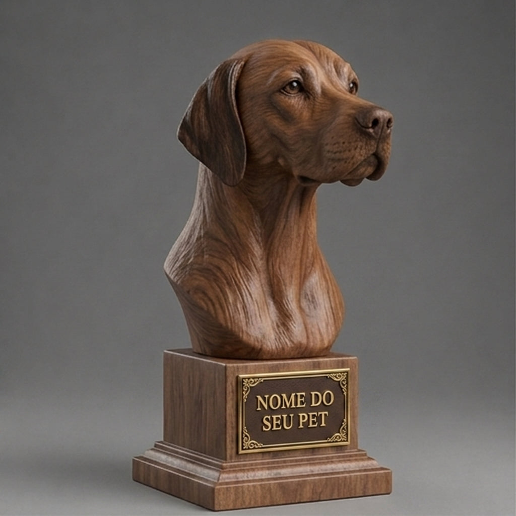 Personalized Vizsla Decorative Bust