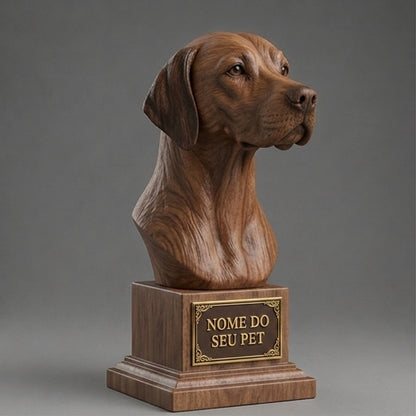 Personalized Vizsla Decorative Bust