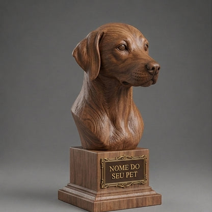 Personalized Labrador Decorative Bust