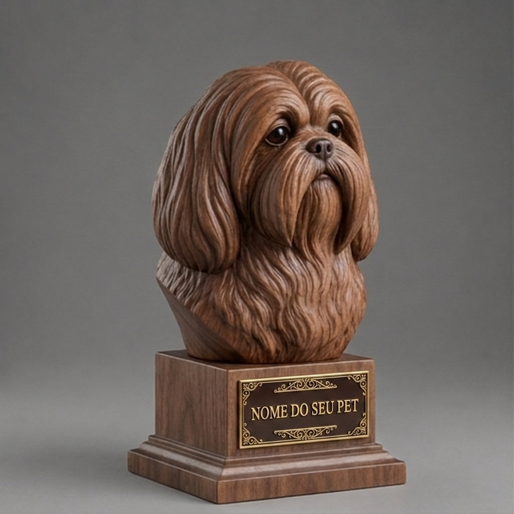 Busto Decorativo Lhasa Apso Personalizado