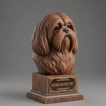 Busto Decorativo Lhasa Apso Personalizado