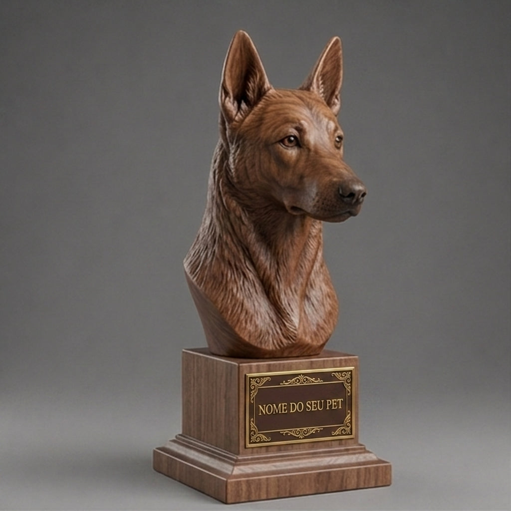 Personalized German Shepherd Decorative Bust