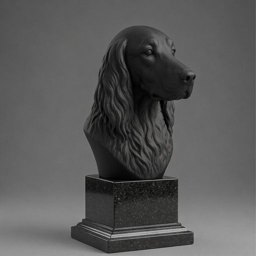 Busto 040-irish-setter - Preto Carbono
