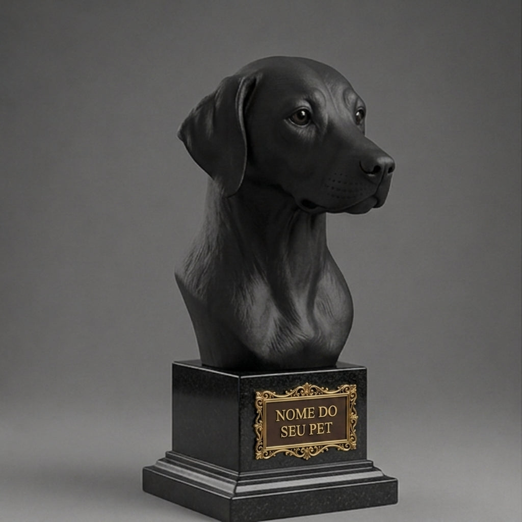 Personalized Labrador Decorative Bust