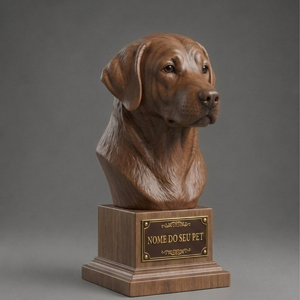 Personalized Labrador Decorative Bust