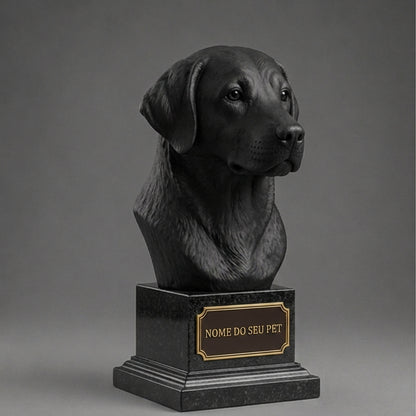 Personalized Labrador Decorative Bust