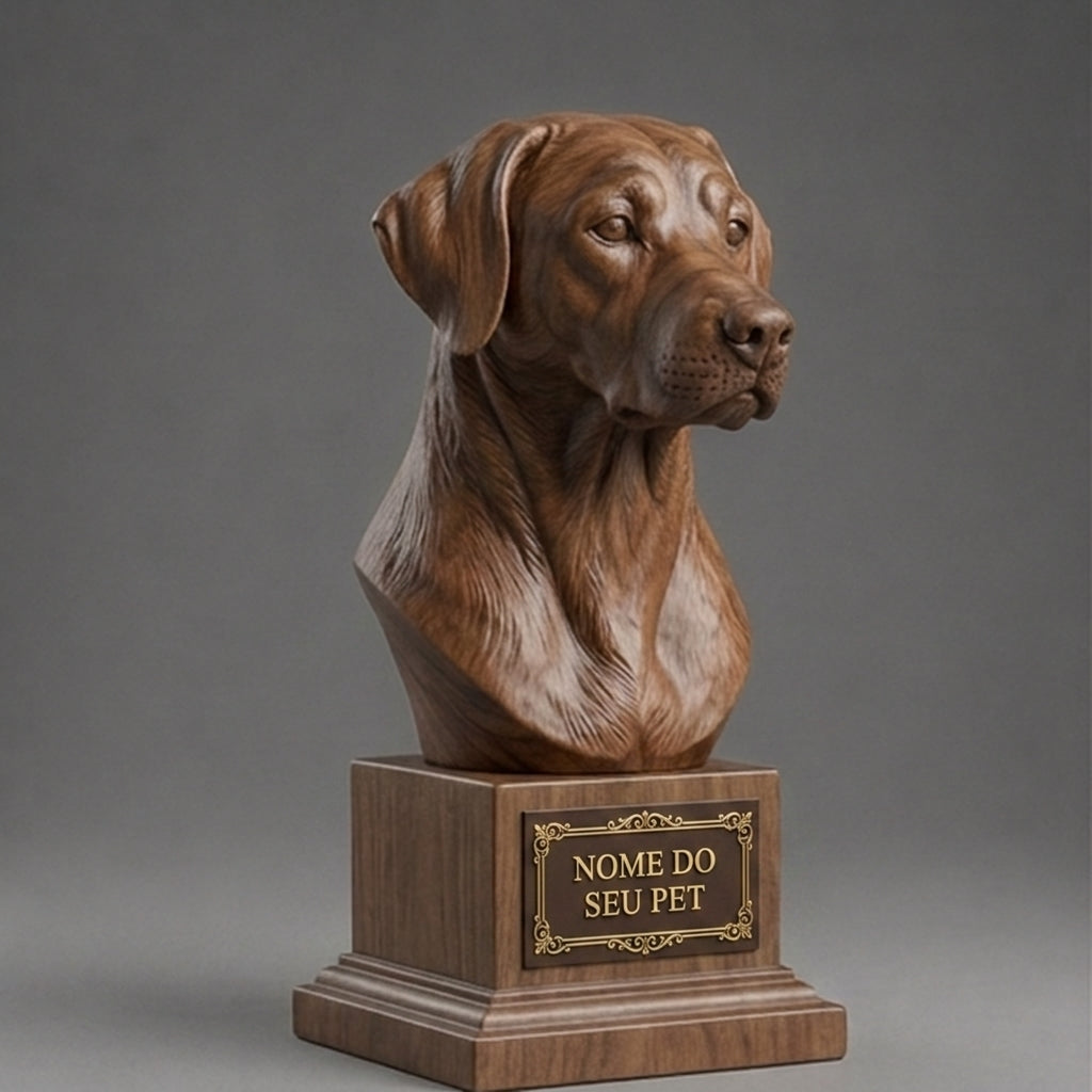 Personalized Labrador Decorative Bust