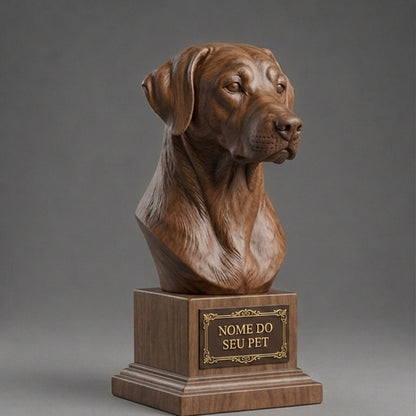 Personalized Labrador Decorative Bust