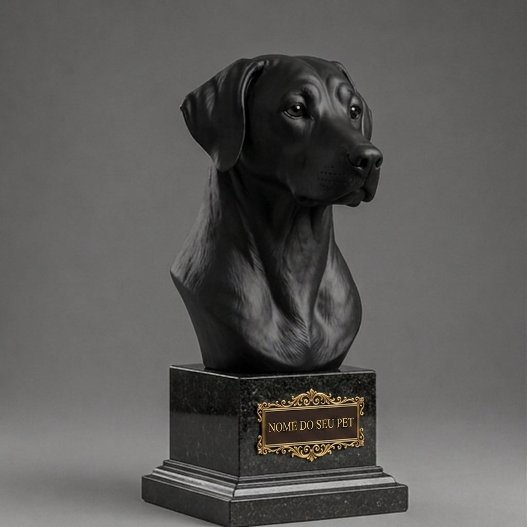 Personalized Labrador Decorative Bust