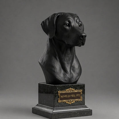 Personalized Labrador Decorative Bust