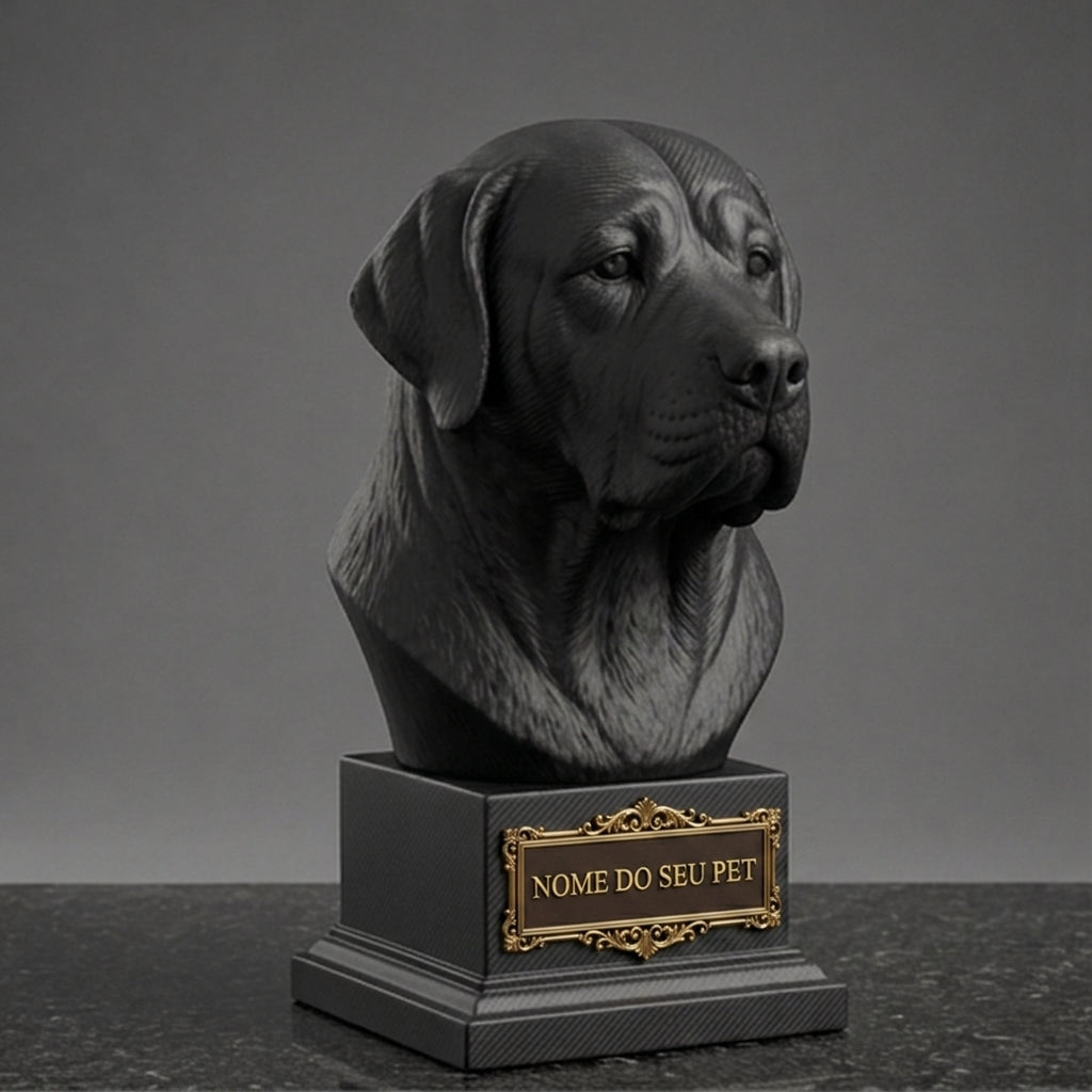 Personalized Labrador Decorative Bust