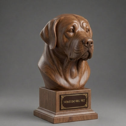 Personalized Labrador Decorative Bust