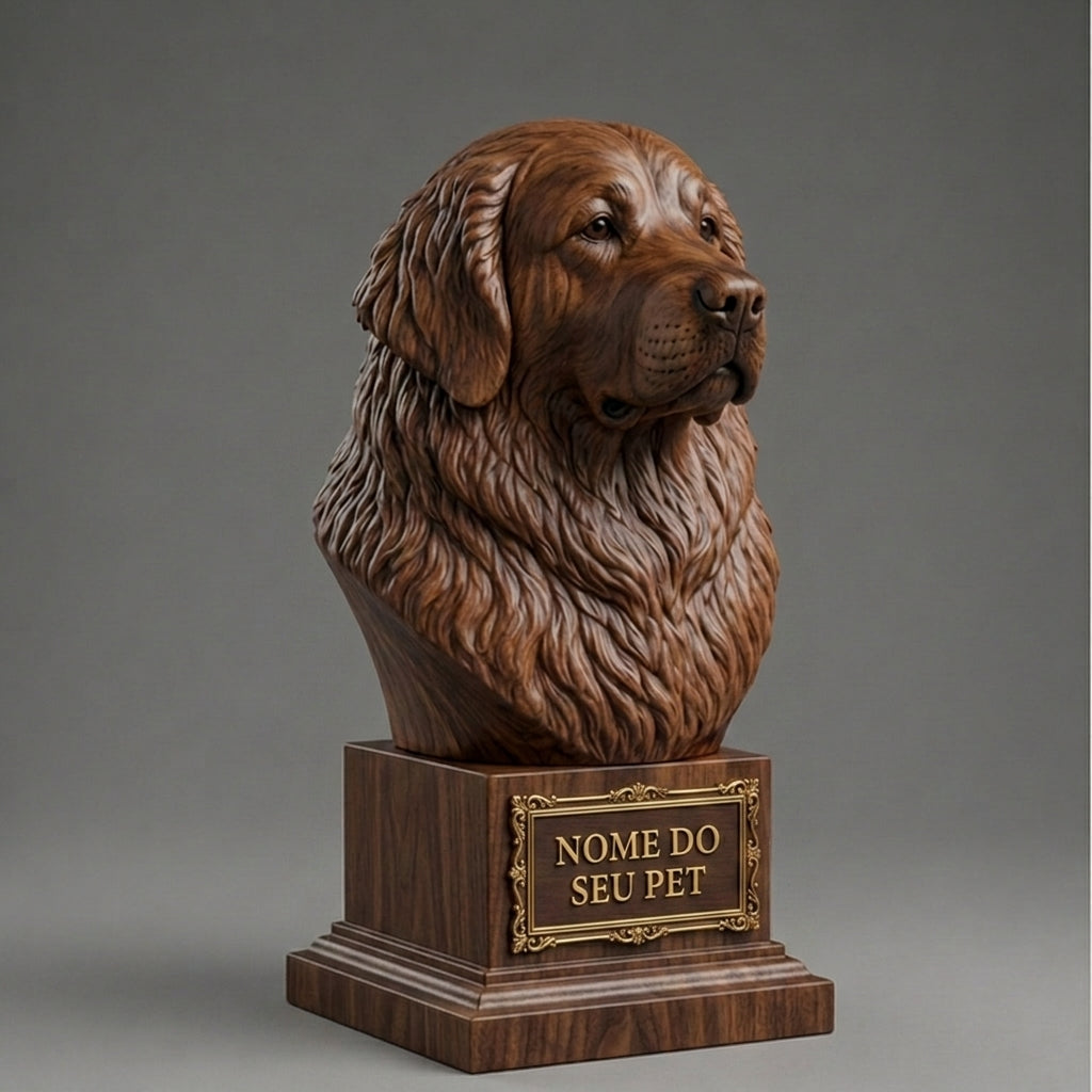 Customized Leonberger Decorative Bust
