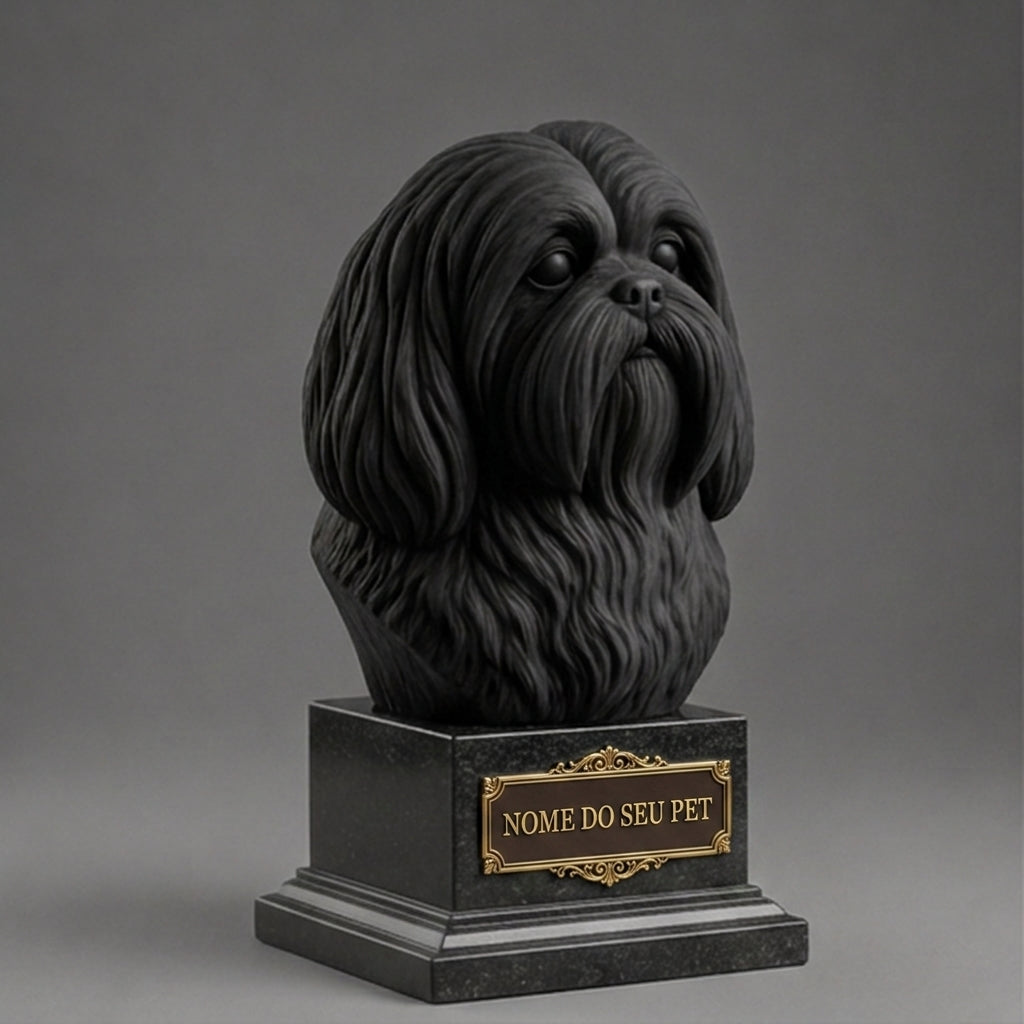 Busto Decorativo Lhasa Apso Personalizado