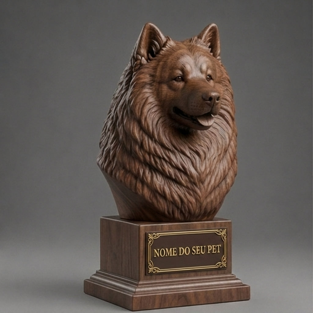 Custom Samoyed Decorative Bust