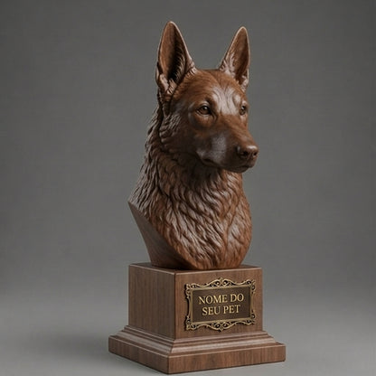 Personalized German Shepherd Decorative Bust