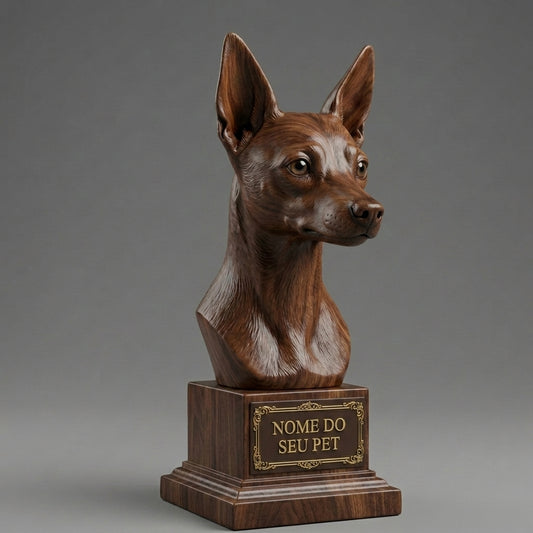 Custom Miniature Pinscher Decorative Bust