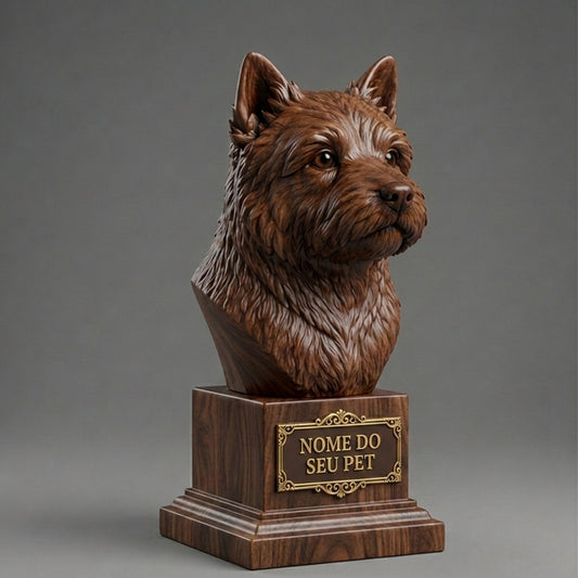 Custom Decorative Norwich Terrier Bust