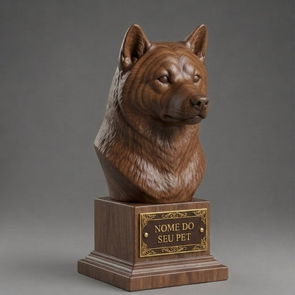 Personalized Shiba Inu Decorative Bust