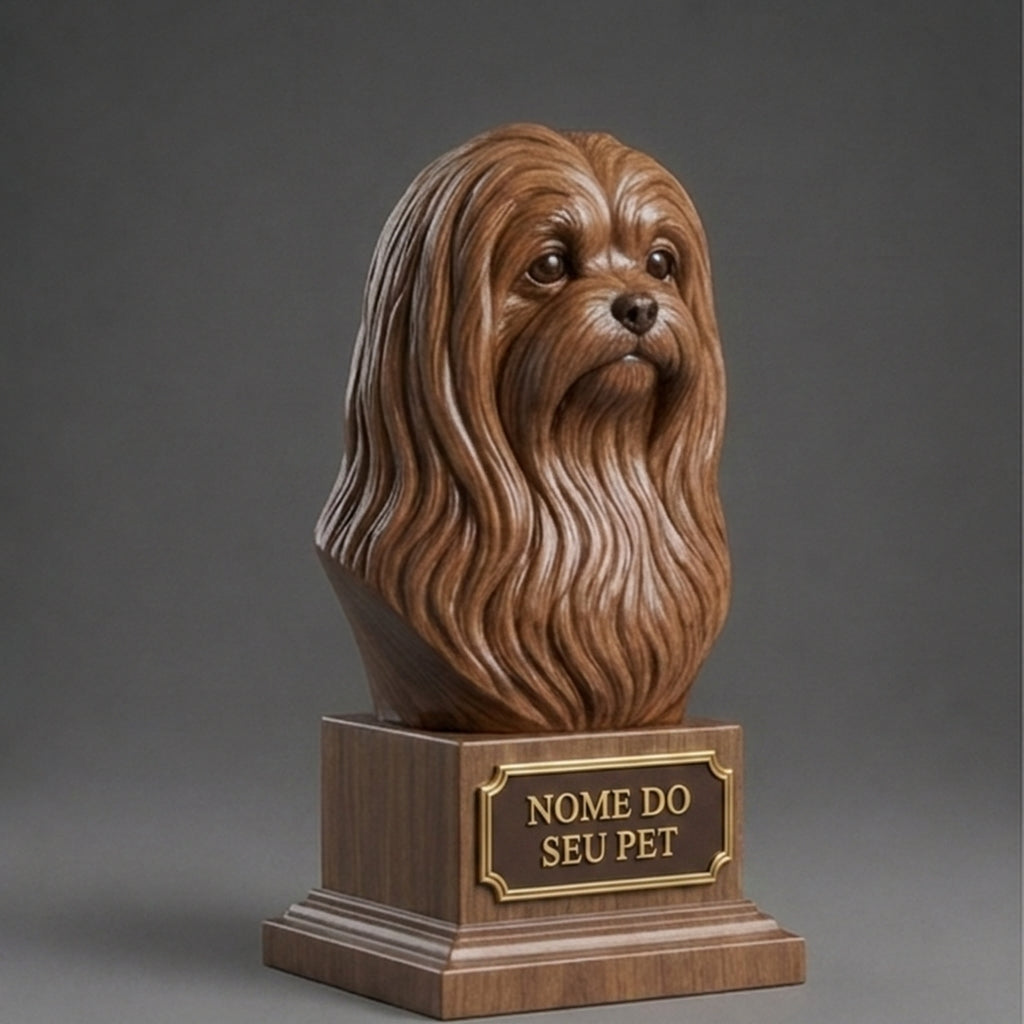 Personalized Shih Tzu Decorative Bust