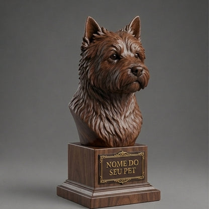 Custom West Highland White Terrier Decorative Bust