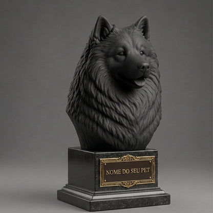 Custom Samoyed Decorative Bust