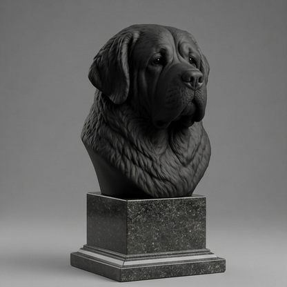 Busto 063-saint-bernard - Preto Carbono