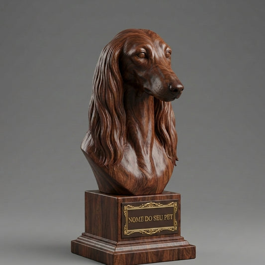 Custom Saluki Decorative Bust