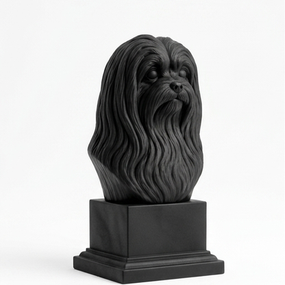 Busto 070-shih-tzu - Preto Carbono