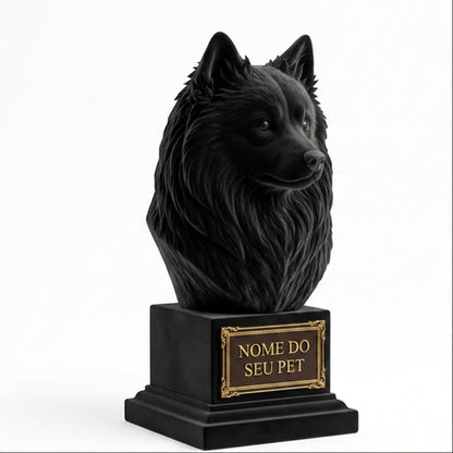 Custom Japanese Spitz Decorative Bust