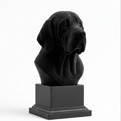 Busto 072-weimaraner - Preto Carbono