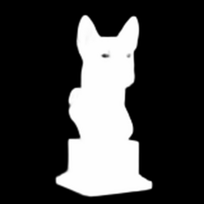 Busto Decorativo West Highland White Terrier Personalizado | Escultura Artesanal em 7 Materiais (da sua escolha)