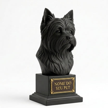 Custom West Highland White Terrier Decorative Bust