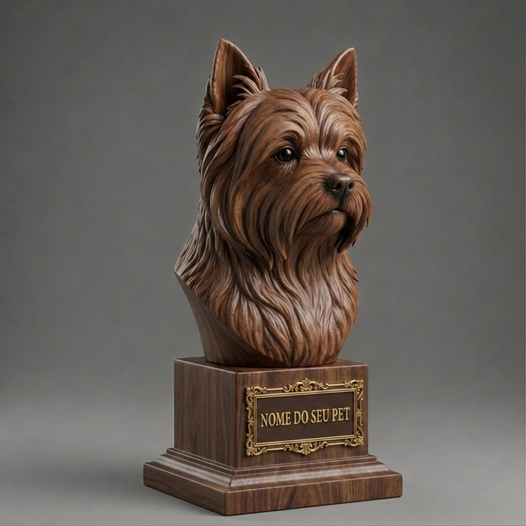 Custom Yorkshire Terrier Decorative Bust