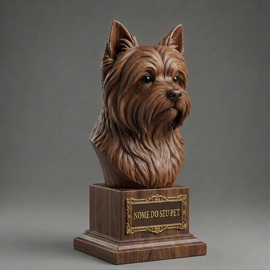 Custom Yorkshire Terrier Decorative Bust