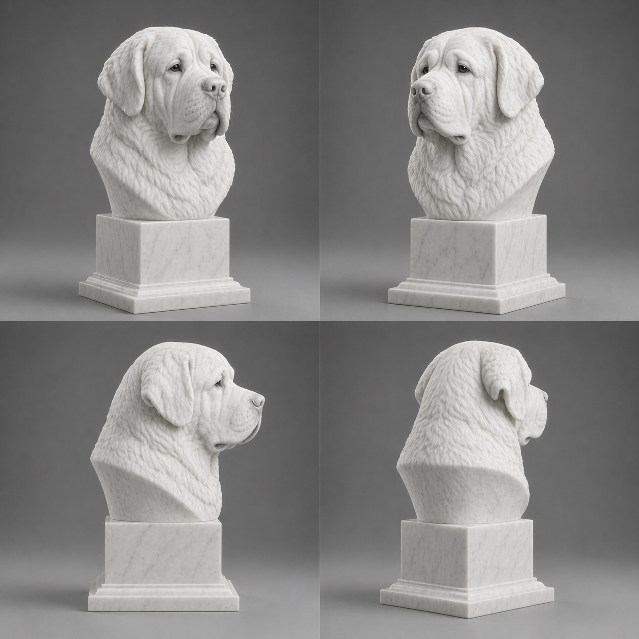 Busto Sao Bernardo — fundo branco