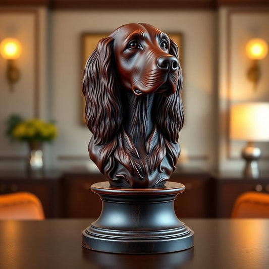 Busto Setter Irlandês personalizado