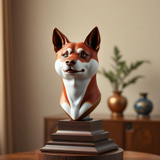 Busto Shiba Inu personalizado