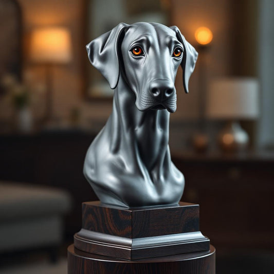 Busto Weimaraner personalizado