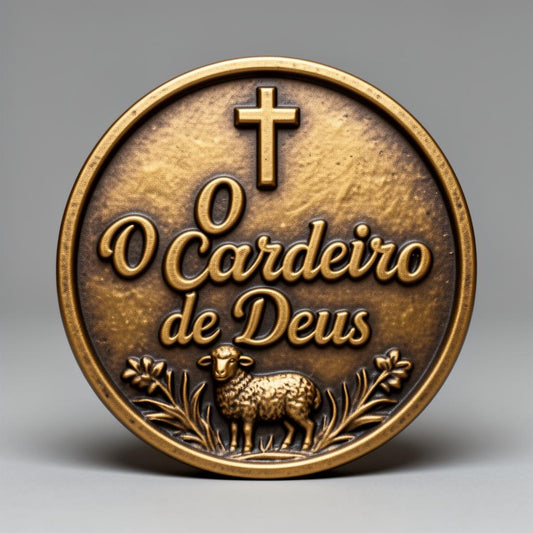 Placa Cristã Páscoa - O Cordeiro de Deus